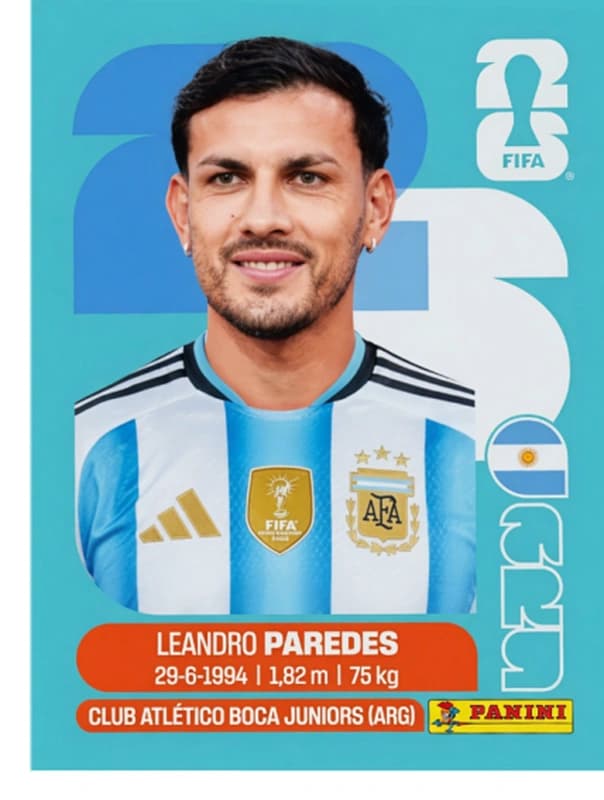 Postal ARG12 Leandro Paredes