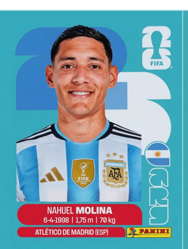 Postal ARG3 Nahuel Molina