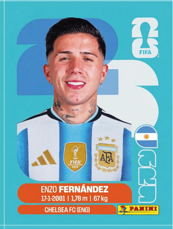 Postal ARG8 Enzo Fernandez