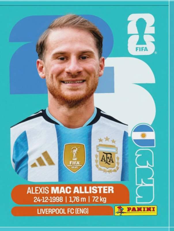 Postal ARG9 Alexis Mac Allister