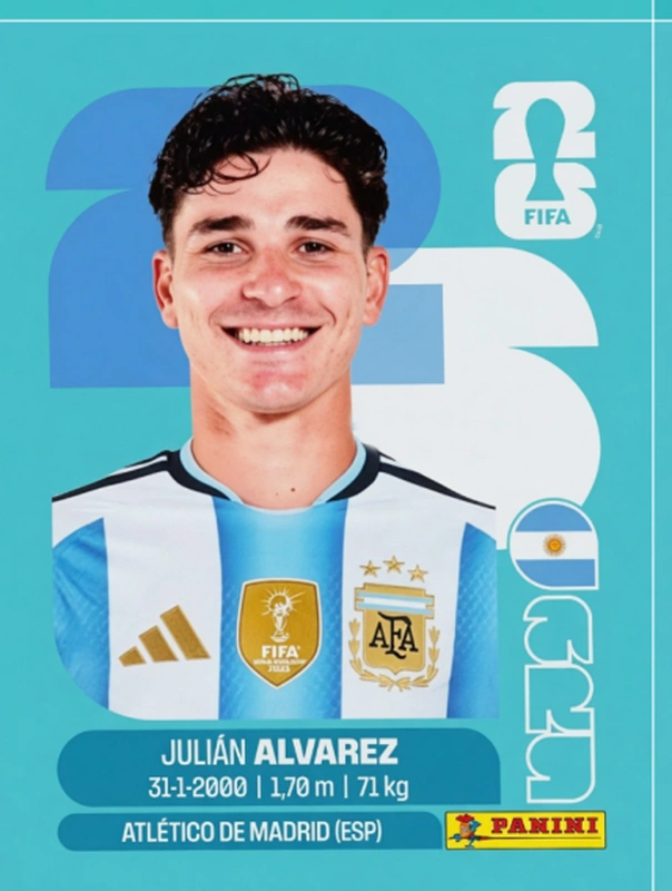 Postal ARG19 Julian Alvarez