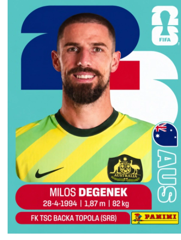 Postal AUS10 Milos Degenek