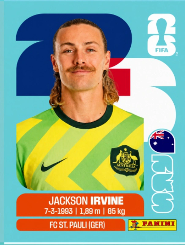 Postal AUS11 Jackson Irvine