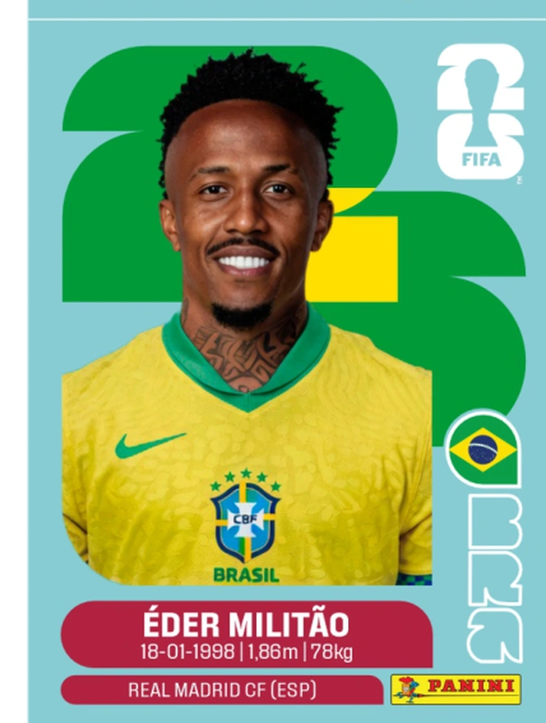 Postal BRA5 Eder Militao