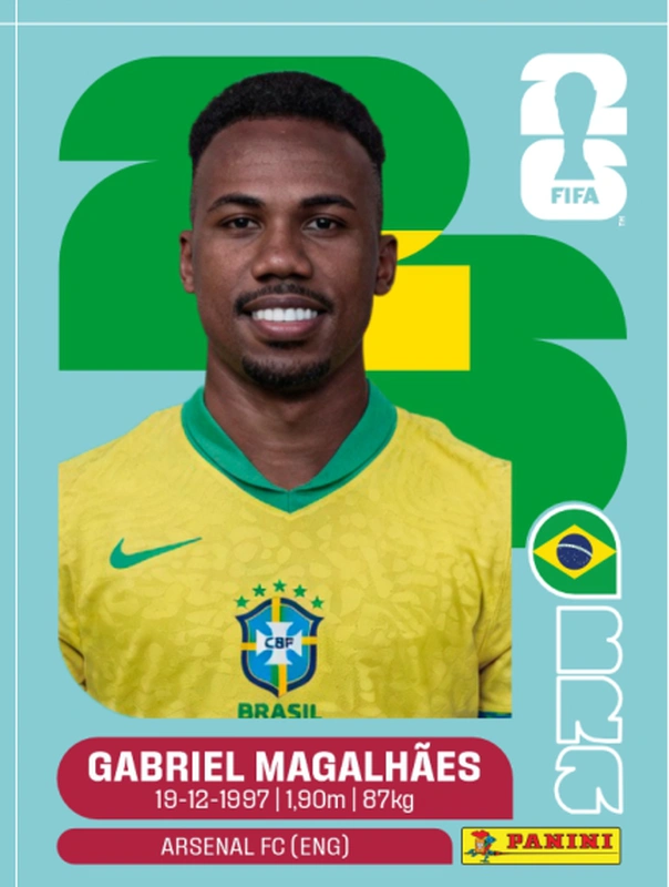 Postal BRA6 Gabriel Magalhaes