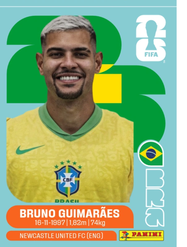 Postal BRA11 Bruno Guimaraes