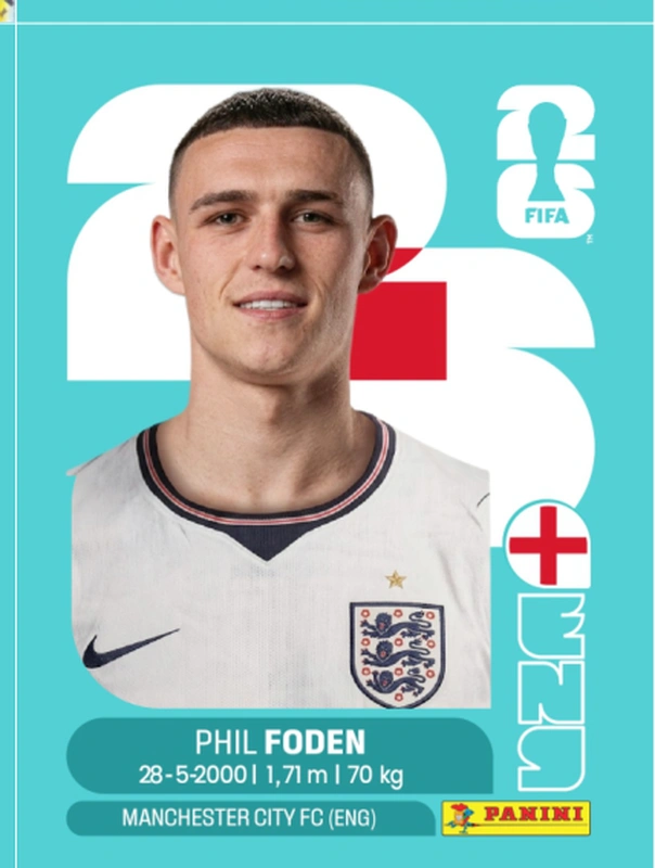 Postal ENG16 Phil Foden