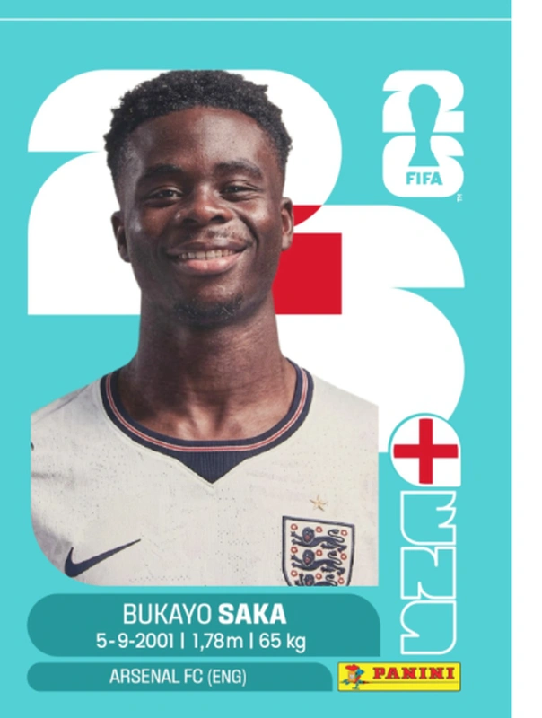 Postal ENG17 Bukayo Saka