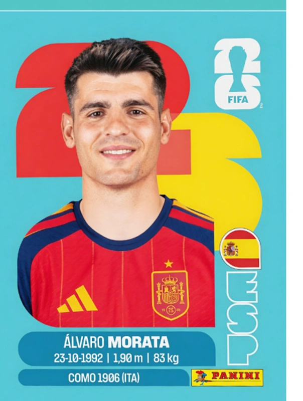 Postal ESP19 Alvaro Morata