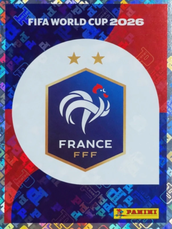 Postal FRA1 Seleccion De Futbol De Francia